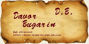 Davor Bugarin vizit kartica
